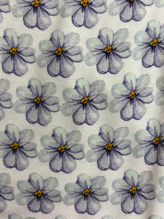 Shrinking Violet Summer Flowers - Wing Romper