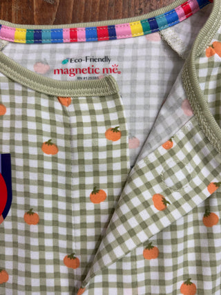 Magnetic Me Pumpkin Plaid Modal Convertible Coverall