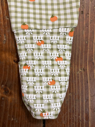 Magnetic Me Pumpkin Plaid Modal Convertible Coverall