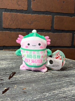 Bubble Stuffed Squishy Friends - A Very Axolotl Christmas