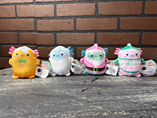 Bubble Stuffed Squishy Friends - A Very Axolotl Christmas