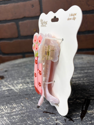 Shape Up Claw Clip - Cowgirl Boot