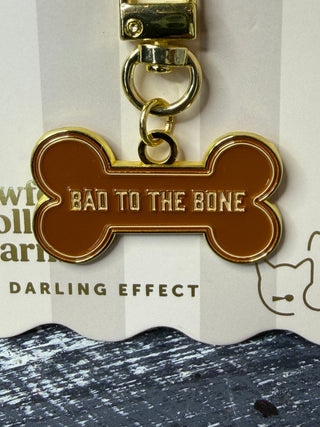 The Darling Effect Collar Charms-Bad to the Bone