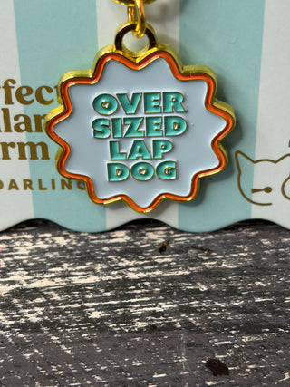 The Darling Effect Collar Charm-Oversized Lap Dog