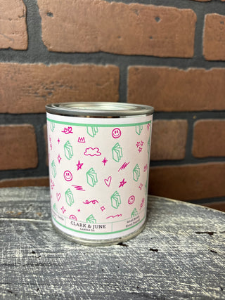 Clark & June Buy Me Books Pint Can Candle