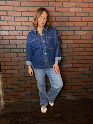 Judy Blue Petite Tummy Control Vintage Wash Straight Jeans