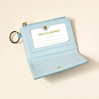Luxe Pocket Wallet - Misty Blue