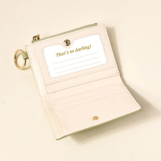 The Darling Effect Luxe Pocket Wallet-Sage