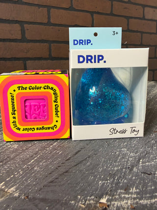 NeeDoh Color Changing Cube & Master Toy's Drip Combo