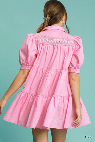Pink Lemonade Tiered Babydoll Dress