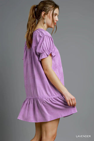 Lavender Breeze Tiered Dress