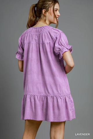 Lavender Breeze Tiered Dress