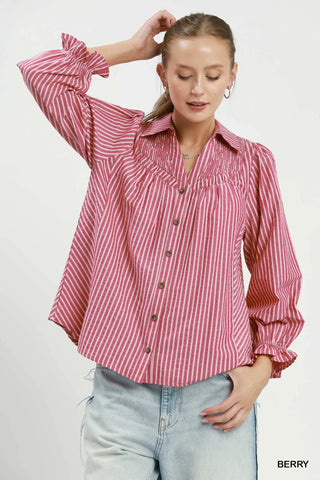 Raspberry Picnic Top