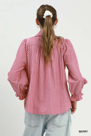Raspberry Picnic Top