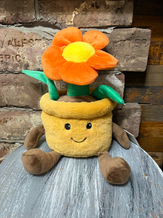 Warmies Orange Flower Pot