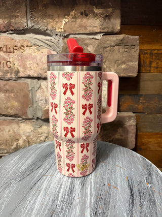 Darling Effect 20 oz LifeStyle Flip Straw Tumbler - Oh So Merry