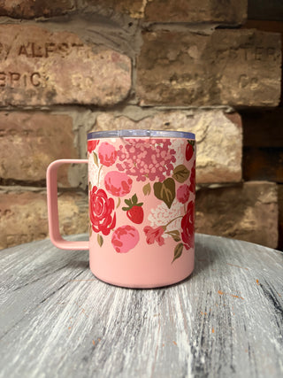 Darling Effect 14 Oz Insulated Mug - Rose Garden