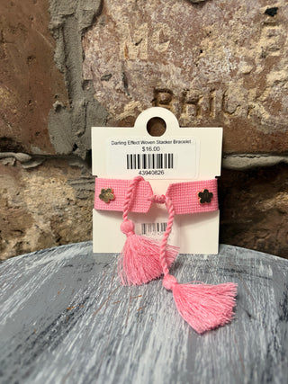 Darling Effect Woven Stacker Bracelet