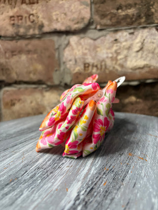 The Darling Effect Satin Bow Claw Clip Secret Garden Pink