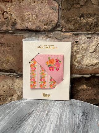 The Darling Effect Fabric Bookmark - Petal Parade Pink