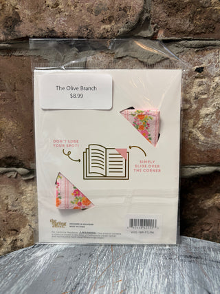 The Darling Effect Fabric Bookmark - Petal Parade Pink