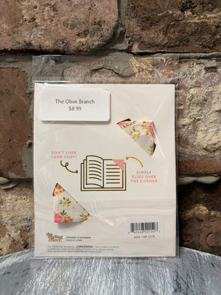The Darling Effect Fabric Bookmark - Endless Daydream Cream