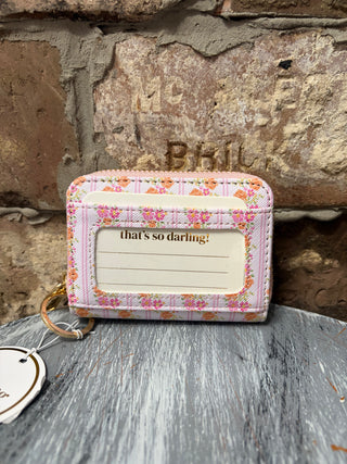 Darling Effect Petal Parade Pink Zip Around Wallet