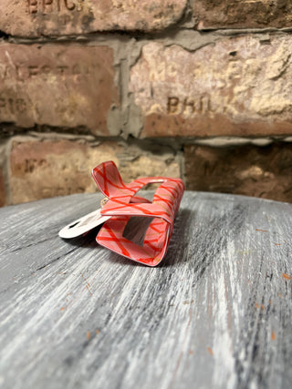 Darling Effect Claw Clip - Festive Plaid