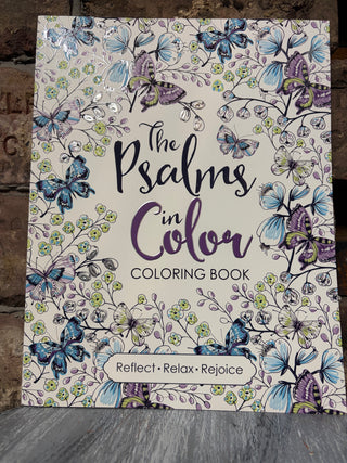 Christian Art Gifts Coloring Book The Psalms in Color