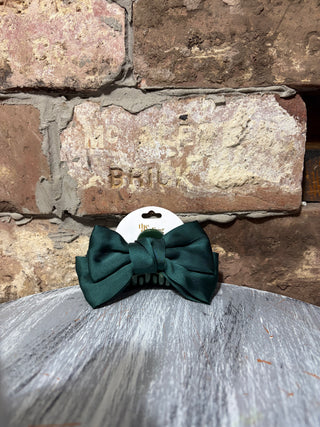 Darling Effect Mini Satin Clip - Green