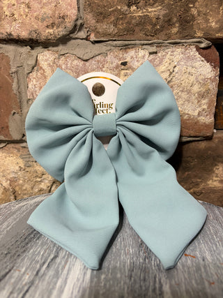 Darling Effect Light Blue Hair Bow