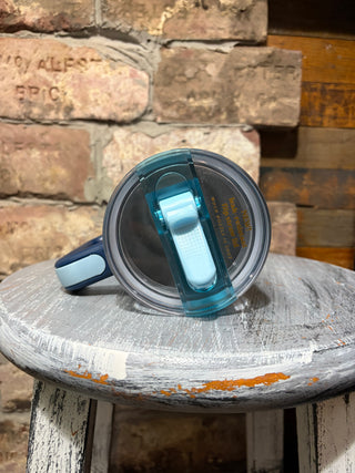 Darling Effect 40oz Lifestyle Flip Straw Tumbler Endless Daydream Navy