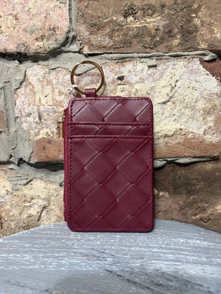 Darling Effect Woven Keychain Wallet