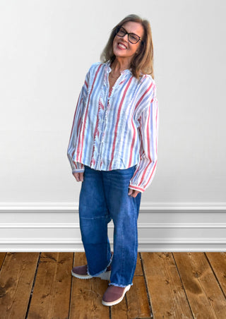 Mica Denim Super High Crop Barrel Leg - Regular Sizes