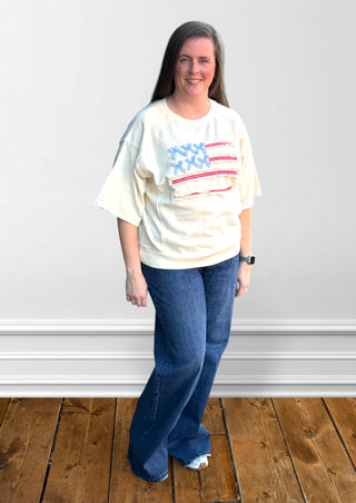 Mica Denim High Rise Wide Leg - Regular Sizes