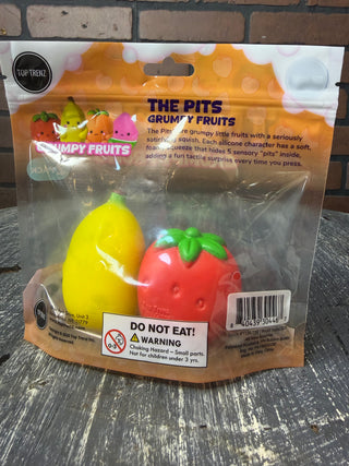 Top Trenz THE PITS - Grumpy Fruit Sensory Fruit 2 Pack