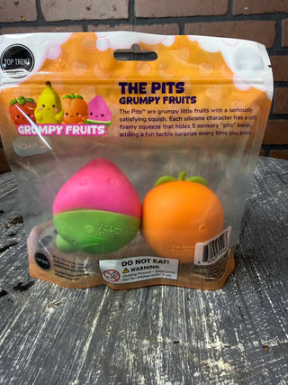 Top Trenz THE PITS - Grumpy Fruit Sensory Fruit 2 Pack