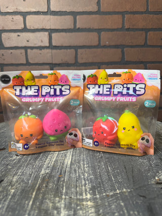 Top Trenz THE PITS - Grumpy Fruit Sensory Fruit 2 Pack
