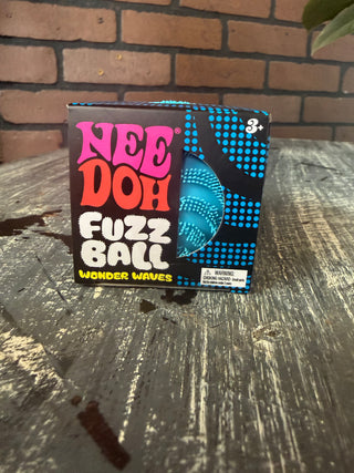 NeeDoh Wonder Wave Fuzz Ball and Chocolate Roll Bundle