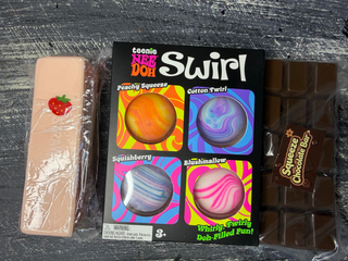NeeDoh Teenie Swirl Multipack Bundle