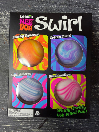 NeeDoh Teenie Swirl Multipack Bundle
