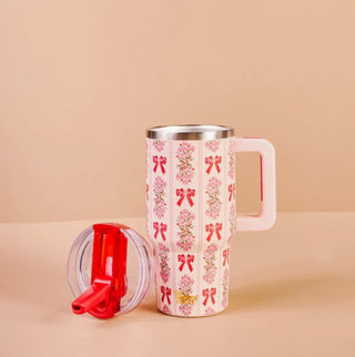 Darling Effect 20 oz LifeStyle Flip Straw Tumbler - Oh So Merry
