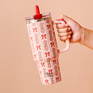 Darling Effect 40 oz Lifestyle Flip Straw Tumbler - Oh So Merry