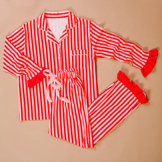 Darling Effect Sweet Dreams Pajama Pants Set - Peppermint Stripes