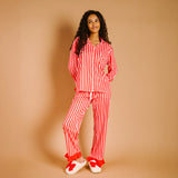 Darling Effect Sweet Dreams Pajama Pants Set - Peppermint Stripes