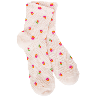 World's Softest Sock - Pink/Orange Bud