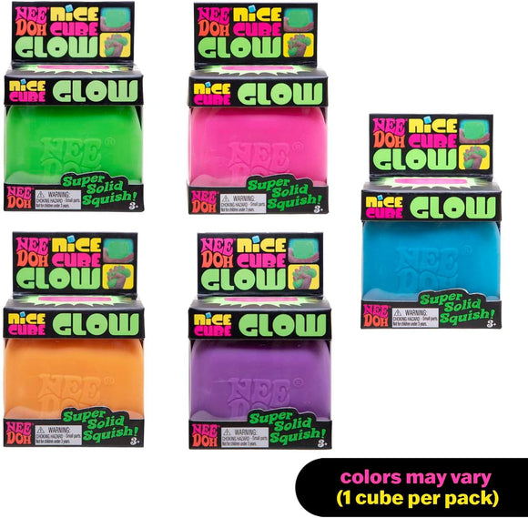 Nee Doh Glow Nice Cube