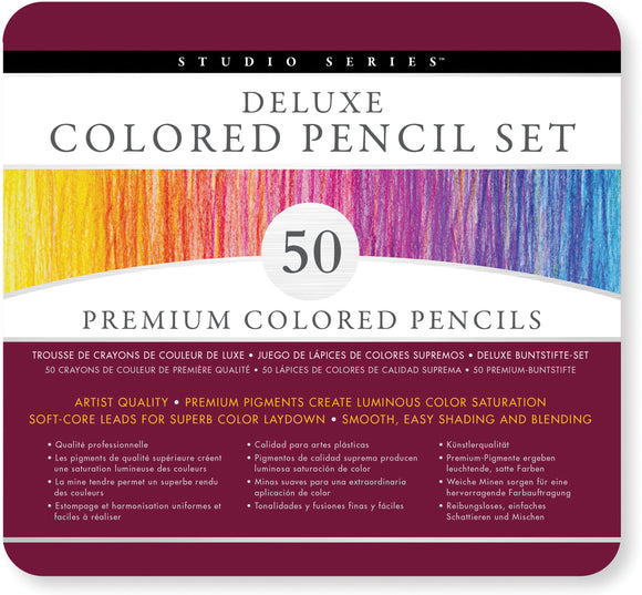 Peter Pauper Press Studio Series Deluxe Colored Pencil Set