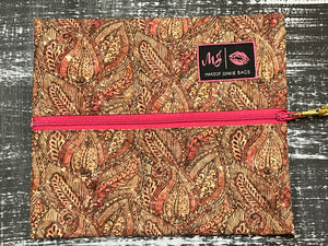 Makeup Junkie Bags Small Paisley