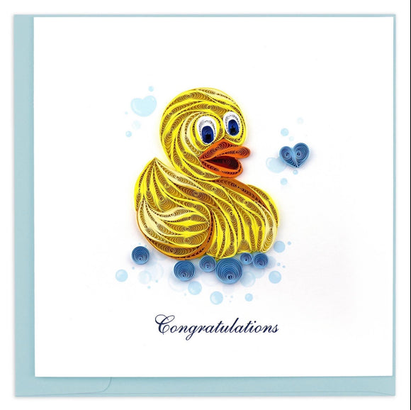 Rubber Ducky Quilling Card